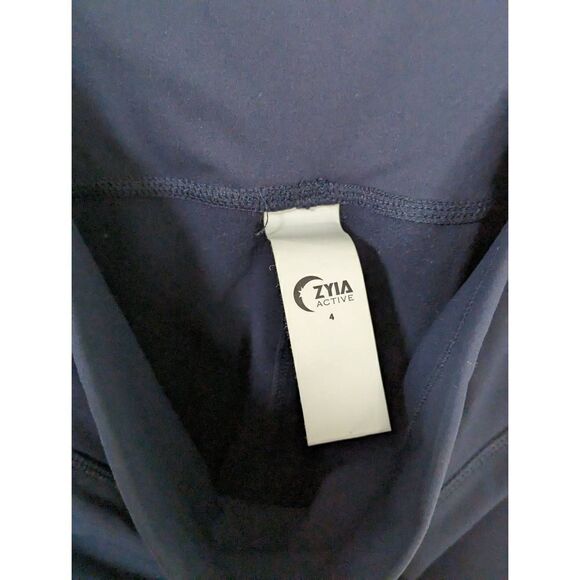 Zyia Active Navy Blue Leggings - Size 4 - Picture 8 of 8